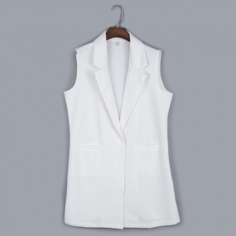 BRIEF LAPEL COLLAR CARDIGAN POCKET SLIM SUIT FOR WOMEN