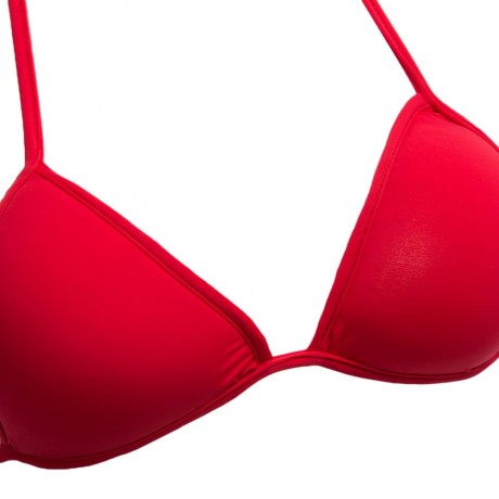 SEXY HALTER BACKLESS LOW WAIST PURE COLOR SWIMWEAR FOR WOMEN