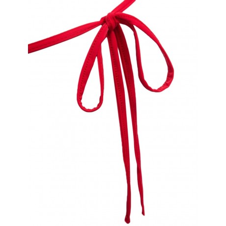 SEXY HALTER BACKLESS LOW WAIST PURE COLOR SWIMWEAR FOR WOMEN