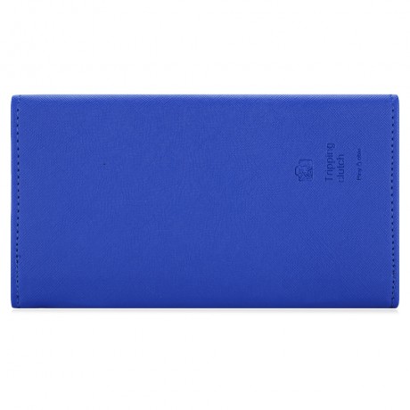 GUAPABIEN SOLID COLOR SNAP FASTENER CELL PHONE ENVELOPE CLUTCH WALLET