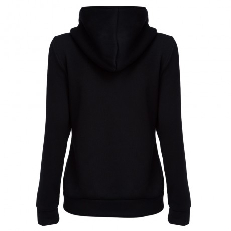CASUAL TURN-DOWN COLLAR ZIPPER BUTTON DESIGN HOODIE FOR WOMEN