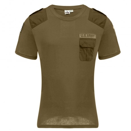 MALE OUTDOOR CAMOUFLAGE DESIGN BUTTON DECORATION SHOULDER BOARD CASUAL SHIRT