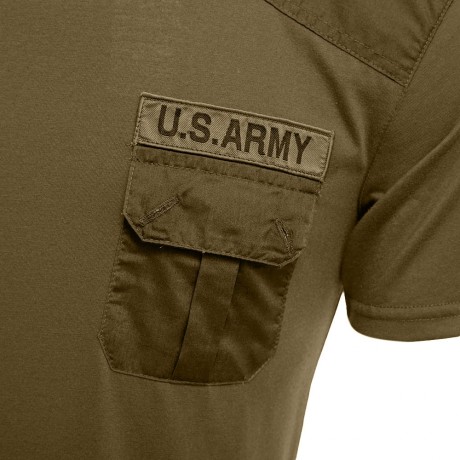 MALE OUTDOOR CAMOUFLAGE DESIGN BUTTON DECORATION SHOULDER BOARD CASUAL SHIRT