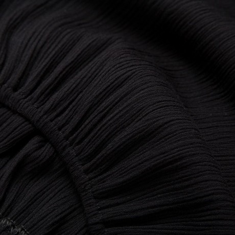 SWEET OFF THE SHOULDER FLARE SLEEVE RUFFLE TASSEL LOOSE T-SHIRT FOR WOMEN