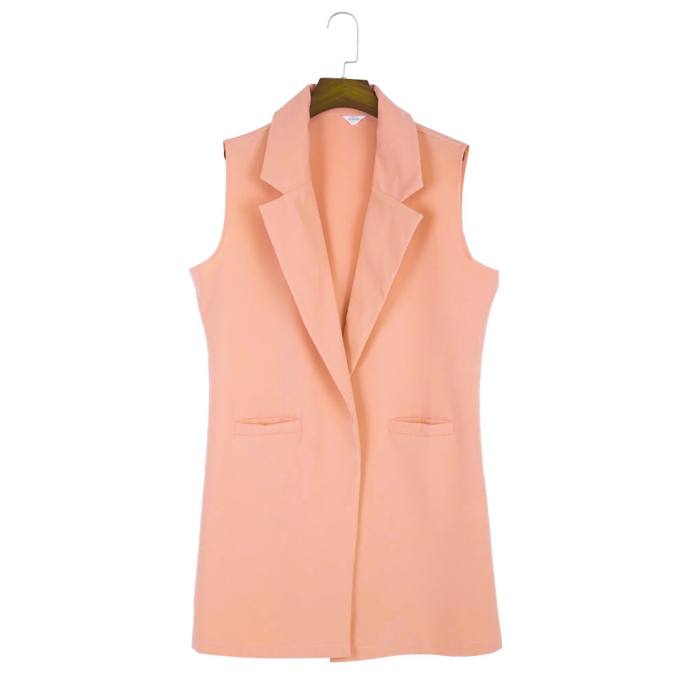 BRIEF LAPEL COLLAR CARDIGAN POCKET SLIM SUIT FOR WOMEN