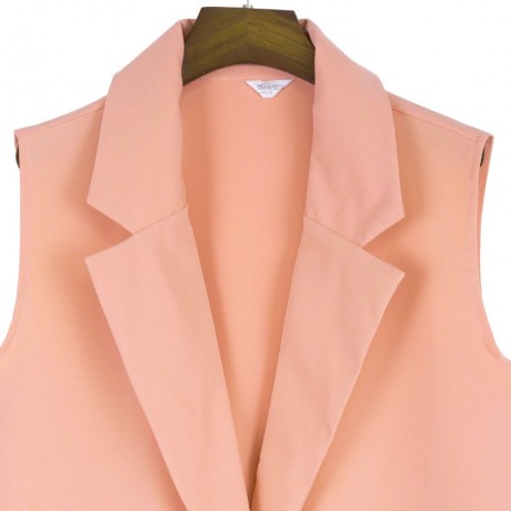 BRIEF LAPEL COLLAR CARDIGAN POCKET SLIM SUIT FOR WOMEN