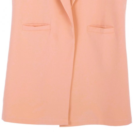 BRIEF LAPEL COLLAR CARDIGAN POCKET SLIM SUIT FOR WOMEN