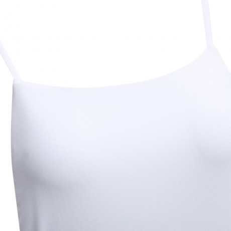 SEXY ROUND COLLAR BACKLESS GAUZE PATCHWORK HIGH WAIST PURE COLOR SWIMWEAR FOR WOMEN