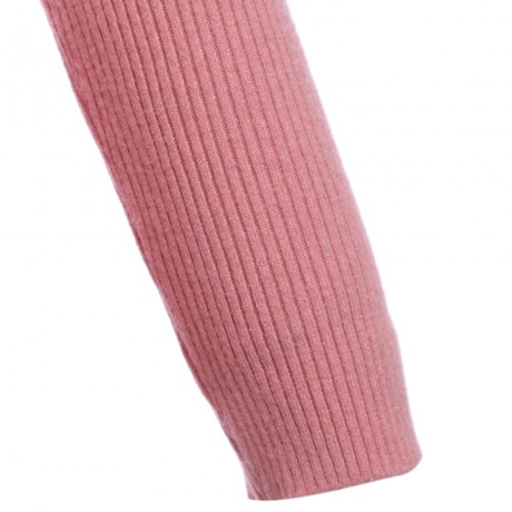 STYLISH LONG SLEEVE PURE COLOR WOMEN WOOLEN SWEATER