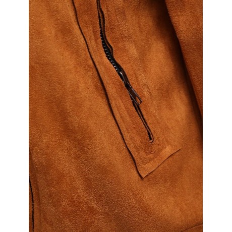TRENDY LONG SLEEVE ZIPPER TYPE PURE COLOR WOMEN JACKET