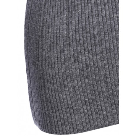 STYLISH LONG SLEEVE PURE COLOR WOMEN WOOLEN SWEATER