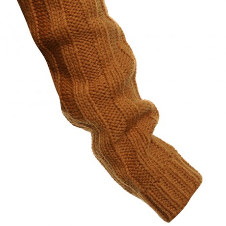 STYLISH TURTLENECK LONG SLEEVE KNITTED PURE COLOR SWEATER FOR LADIES
