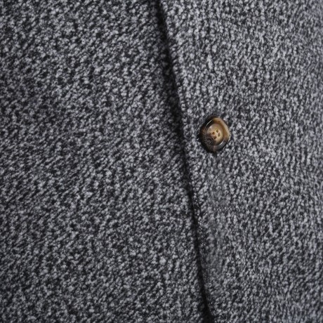 CASUAL TURN DOWN COLLAR MALE WOOLEN CLOTH COAT