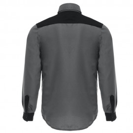 TRENDY TURN DOWN COLOR FULL SLEEVE COLOR BLOCK SHIRT FOR MEN