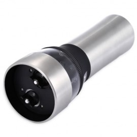 2 IN 1 ELECTRIC STAINLESS STEEL PEPPER SALT MILL GRINDER KITCHEN ACCESSORY (SILVER)