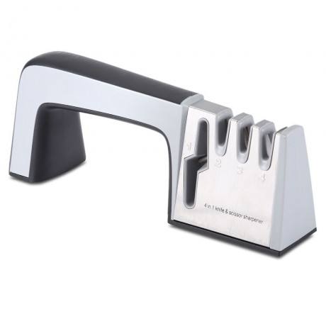 ZHAOLIDA 4 IN 1 STAINLESS STEEL KNIFE SCISSOR SHARPENER
