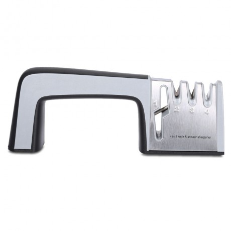 ZHAOLIDA 4 IN 1 STAINLESS STEEL KNIFE SCISSOR SHARPENER