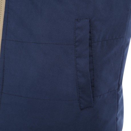 JOOBOX STYLISH COLOR BLOCK DESIGN ZIPPER DETACHABLE HAT MALE SLEEVELESS VEST