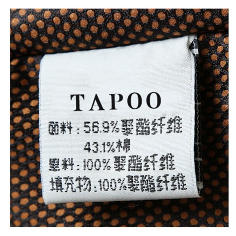 TAPOO CASUAL SOLID COLOR ZIPPER DESIGN MALE HOODED COAT