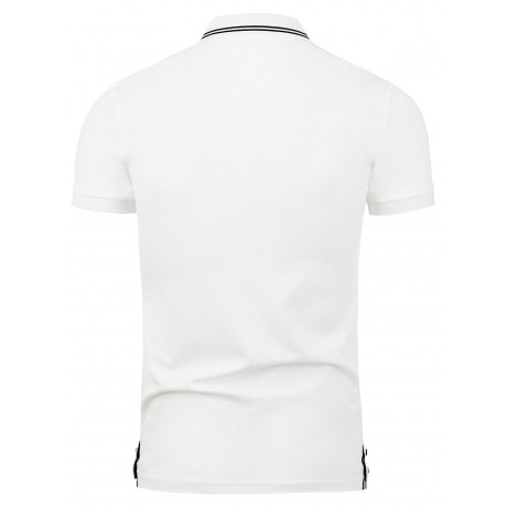 PATCH DESIGN BUTTONED HEM POLO SHIRT