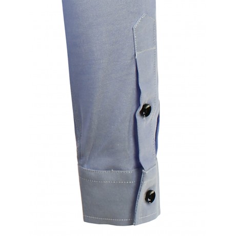 COLOR BLOCK LONG SLEEVE POCKET SHIRT