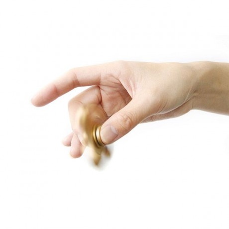 4 MIN ROTATING ANTI STRESS TOYS COPPER FINGER GYRO