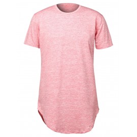 STRETCHY SHORT SLEEVE LONG T-SHIRT