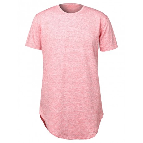 STRETCHY SHORT SLEEVE LONG T-SHIRT