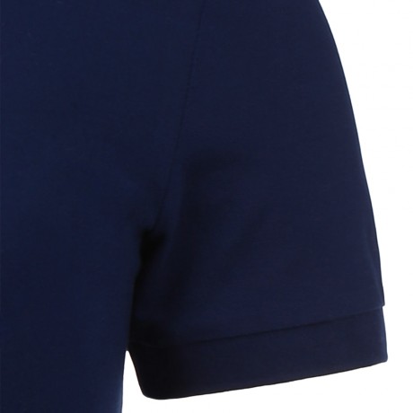 PATCH DESIGN BUTTONED HEM POLO SHIRT