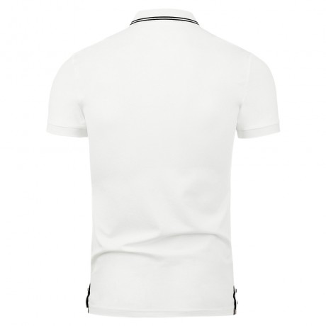 PATCH DESIGN BUTTONED HEM POLO SHIRT