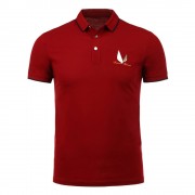 HALF BUTTON EMBROIDERY POLO SHIRT