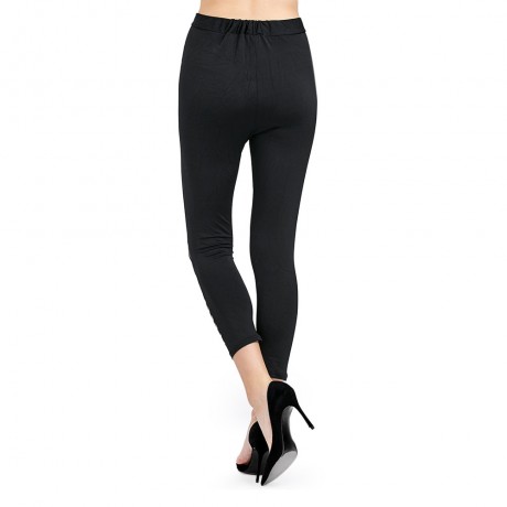CASUAL HIGH ELASTIC HOLLOW CROSS DESIGN SPORTS PANTS FOR LADIES