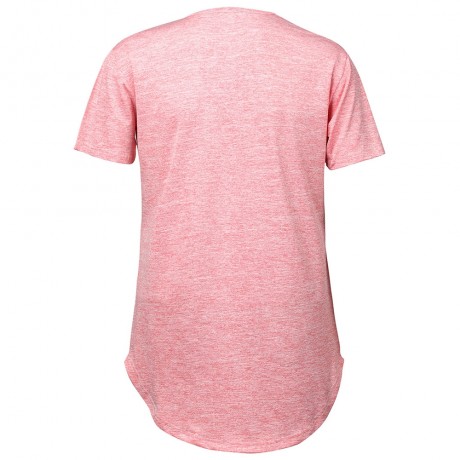 STRETCHY SHORT SLEEVE LONG T-SHIRT