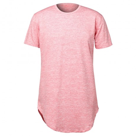 STRETCHY SHORT SLEEVE LONG T-SHIRT