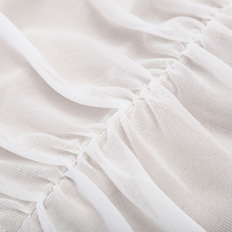 SEXY OFF THE SHOULDER TIE FRINGED RUCHED WOMEN CROP TOP