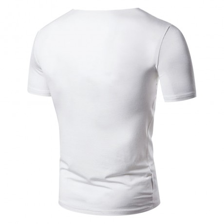 SCOOP NECK STRECHY RUCHED T-SHIRT