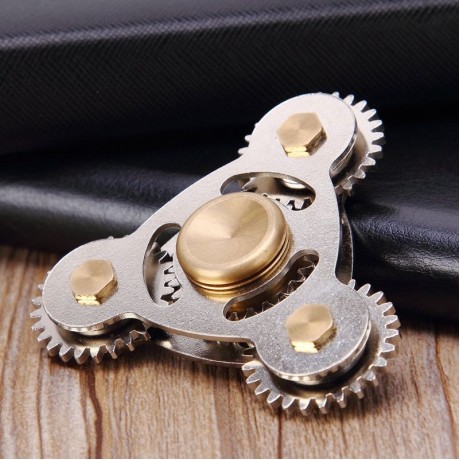 STRESS RELIEF TOY SPINNING TOY GEARS FINGER HAND SPINNER