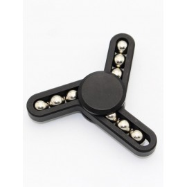 STRESS RELIEVER FOCUS TOY 9 BEADS TRIANGLE FINGER GYRO HAND SPINNER