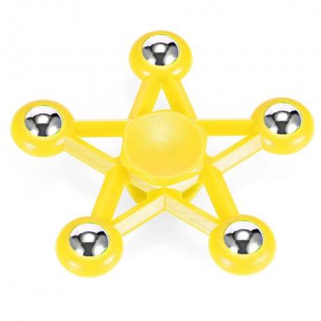 FIVE-POINTED STAR PLASTIC HAND SPINNER FUNNY STRESS RELIEVER RELAXATION GIFT