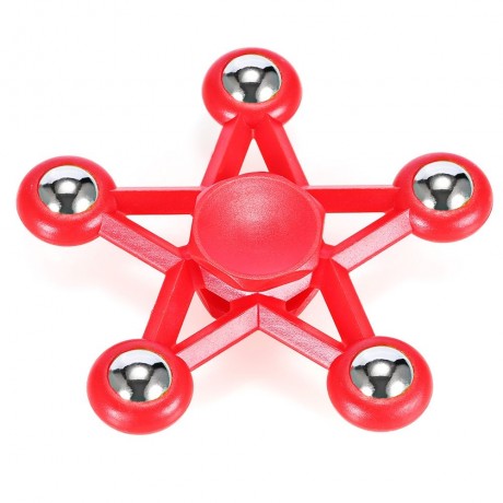 FIVE-POINTED STAR PLASTIC HAND SPINNER FUNNY STRESS RELIEVER RELAXATION GIFT