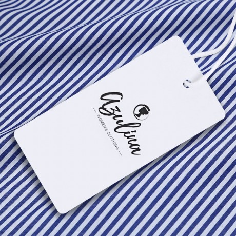 SPAGHETTI STRAP LONG SLEEVE VERTICAL STRIPE WOMEN BLOUSE
