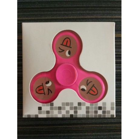 SMILING FACE STREE RELIEF TOY TRIANGLE FIDGET SPINNER