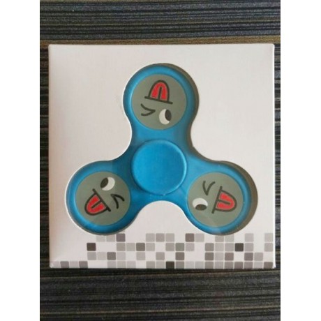 SMILING FACE STREE RELIEF TOY TRIANGLE FIDGET SPINNER