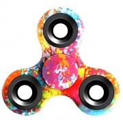 STRESS RELIEF TOY TRIANGLE PATTERNED FIDGET HAND SPINNER