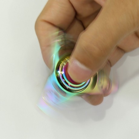 TRIANGLE EDC METAL FIDGET TOY HAND SPINNER