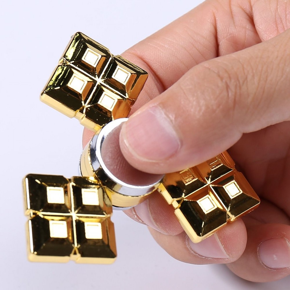 TRI GRID ALLOY FIDGET HAND SPINNER FINGER PLAYTHING