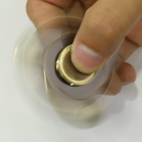 STRESS RELIEF FOCUS TOY FIDGET FINGER HAND SPINNER