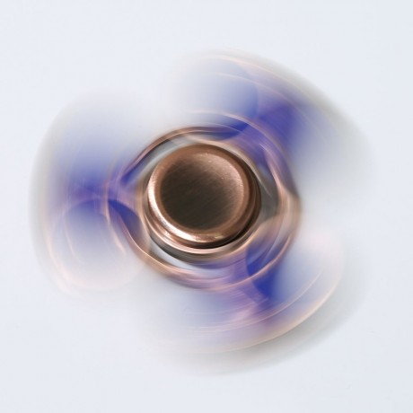 TRIANGLE SMILING FACE METAL FIDGET SPINNER GYRO
