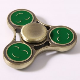 TRIANGLE SMILING FACE METAL FIDGET SPINNER GYRO