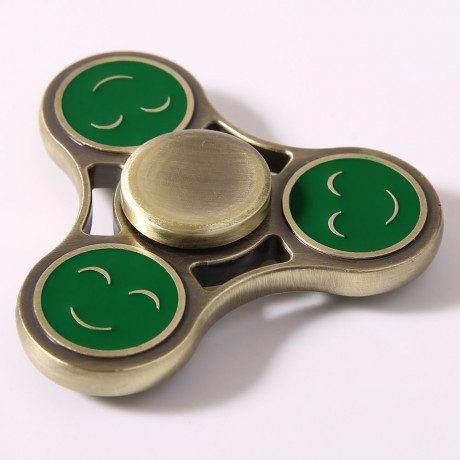 TRIANGLE SMILING FACE METAL FIDGET SPINNER GYRO